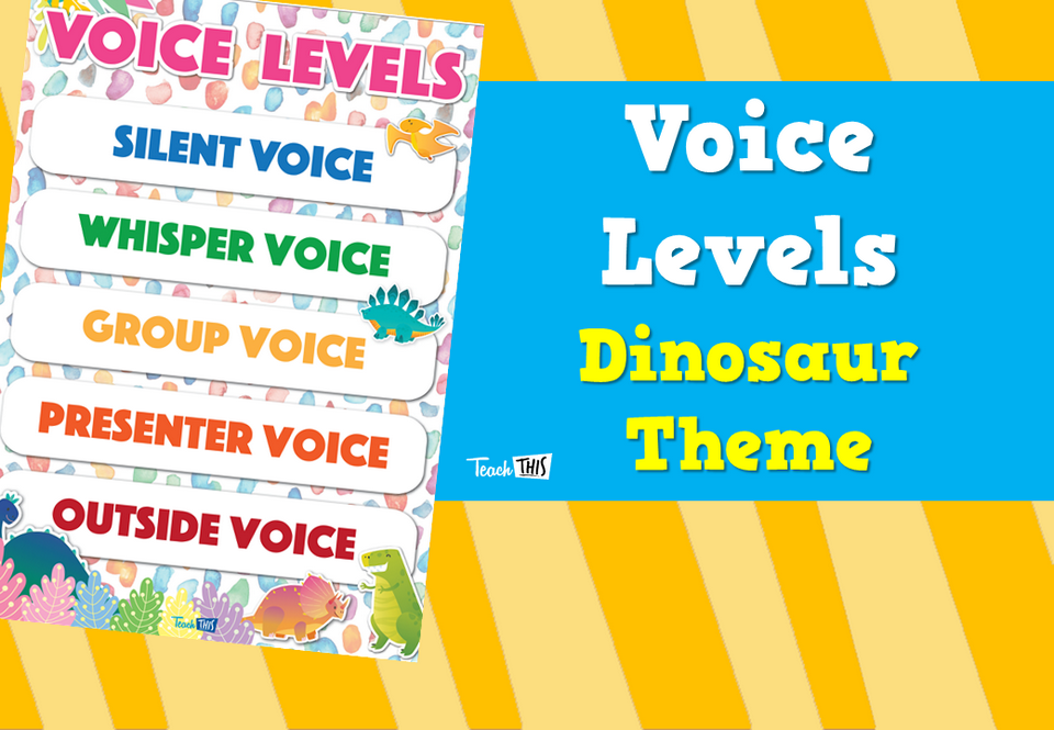 Voice Levels - Dinosaur Theme