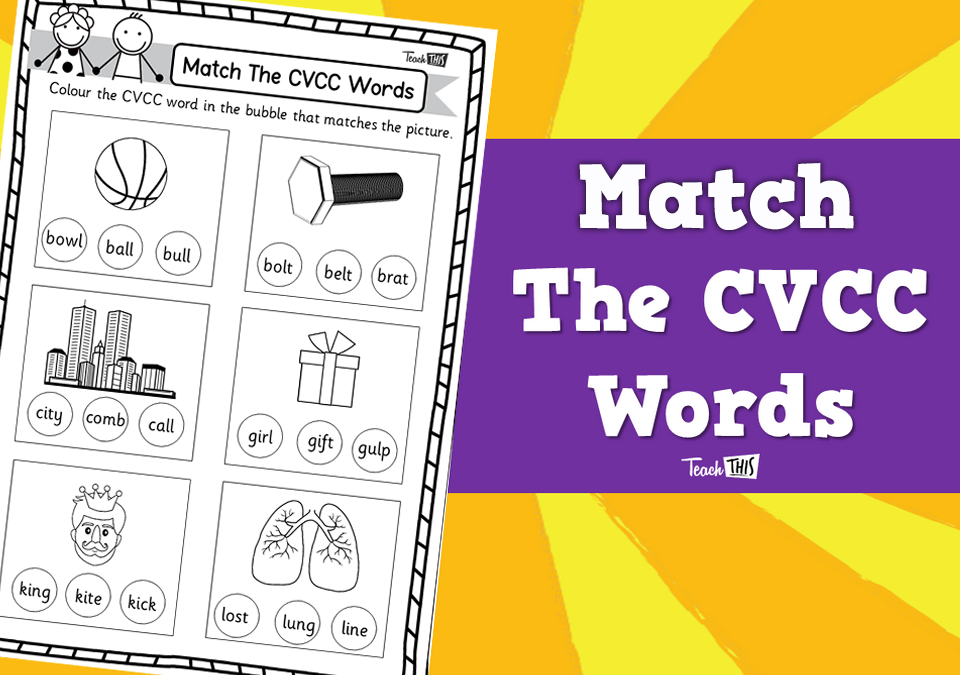Match The CVCC Words