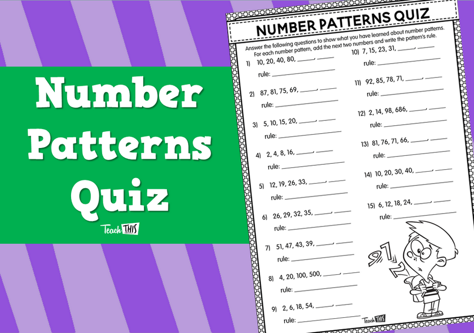 Number Patterns Quiz