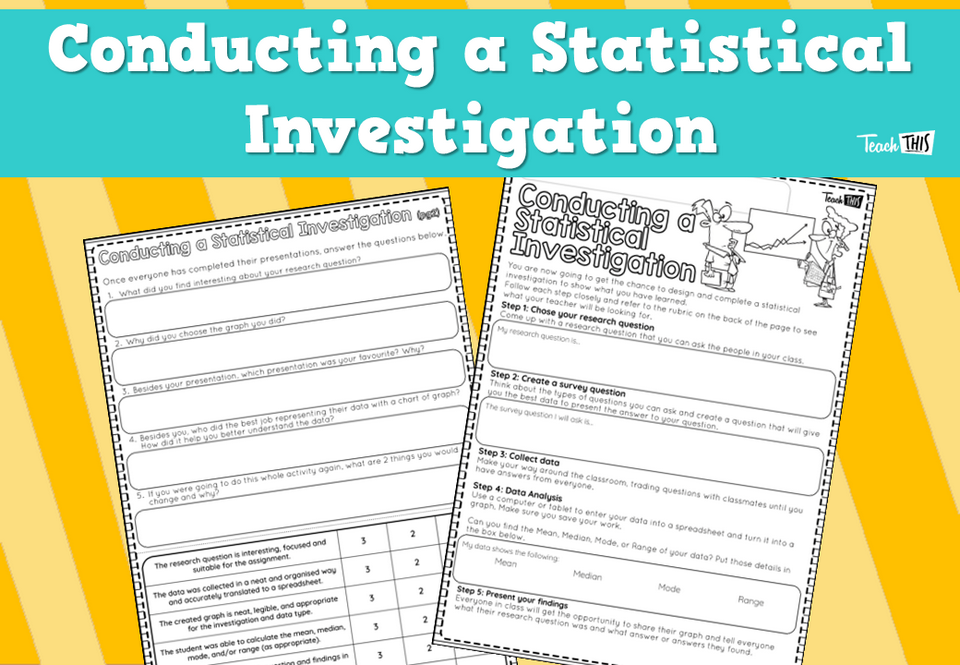 Conducting a Statistical Investigation