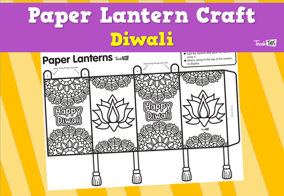 Diwali - Paper Lantern Craft