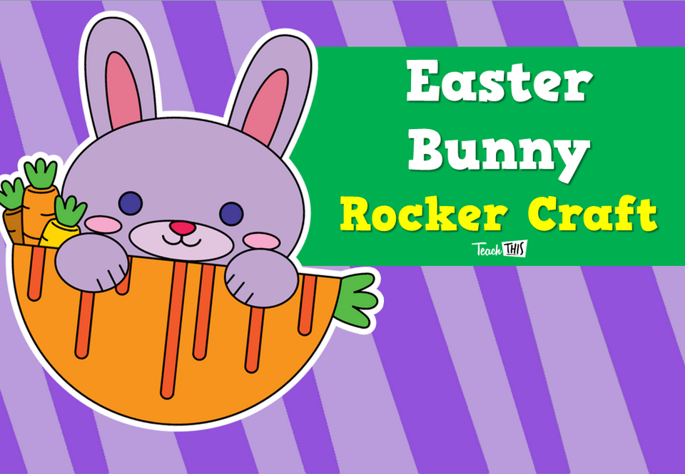 Easter Bunny Rocker Craft