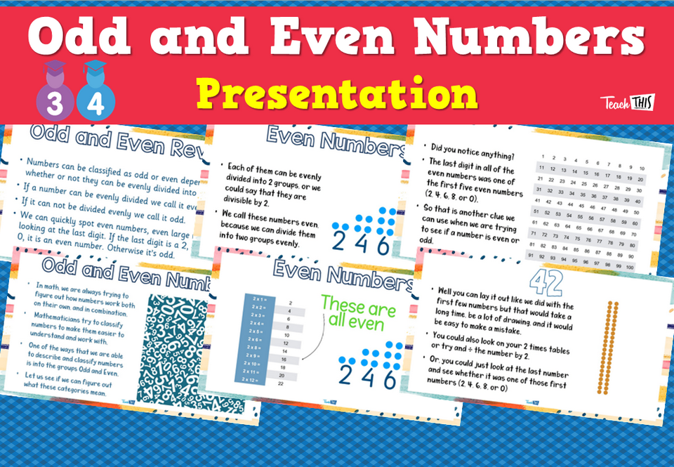 Odd and Even Numbers - Presentation