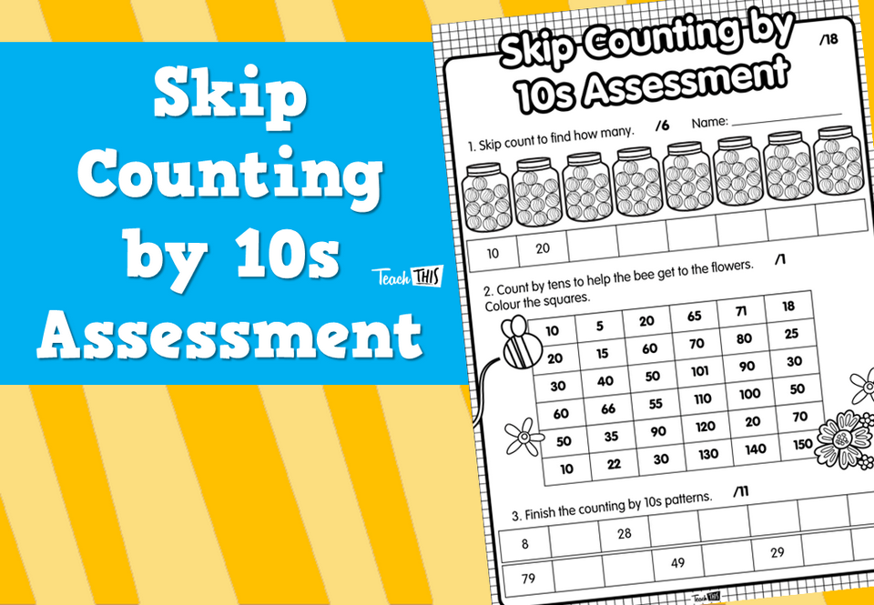 Skip Counting by 10s Assessment