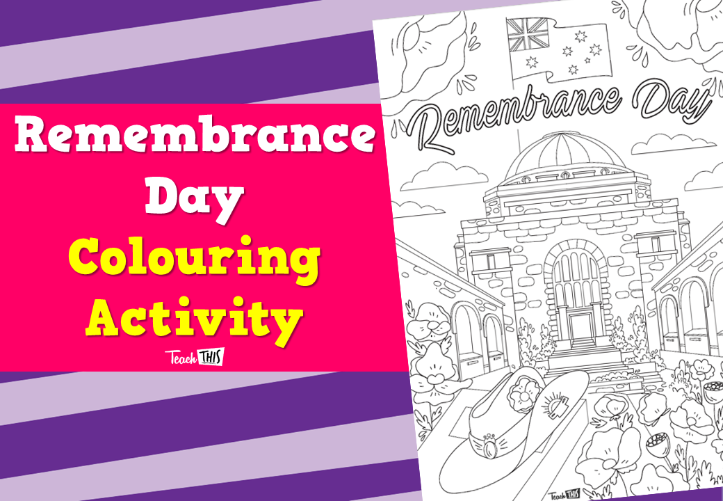 Remembrance Day - Colouring Activity