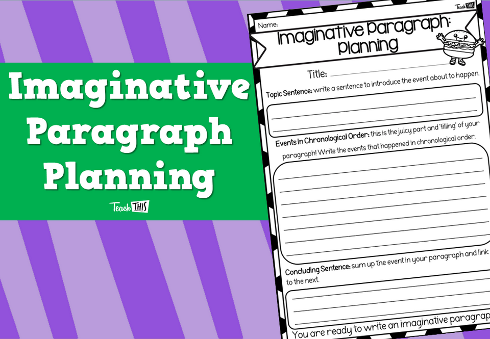 Imaginative Paragraph Planning