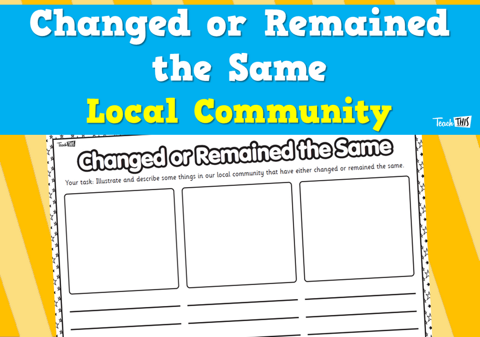 Changed or Remained the Same - Local Community