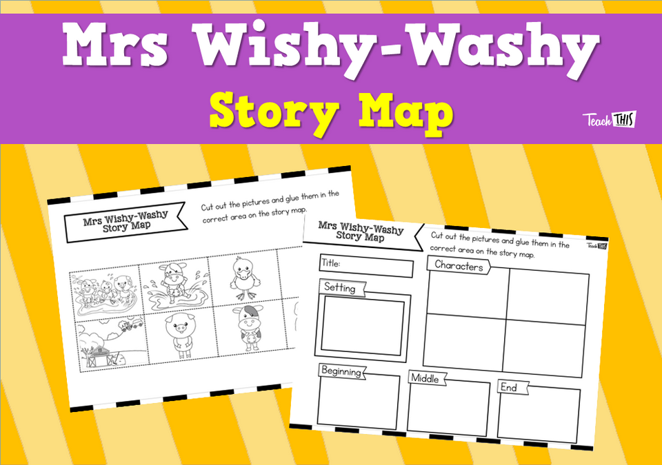 Mrs Wishy-Washy Story Map