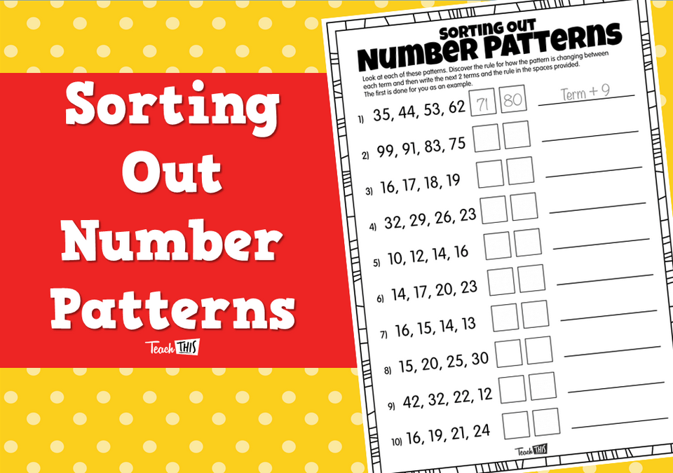 Sorting Out Number Patterns