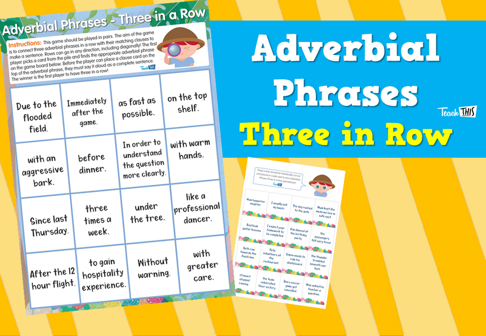 Adverbial Phrases - Three in Row