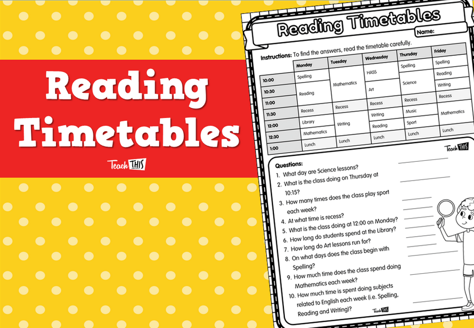 Reading Timetables