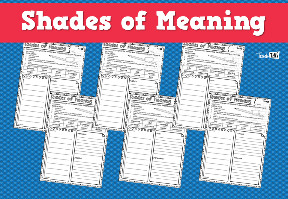 Shades of Meaning