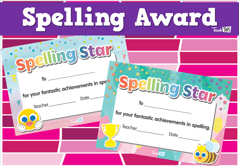 Spelling Award