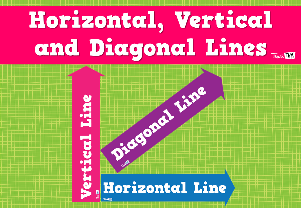 Horizontal, Vertical and Diagonal Lines