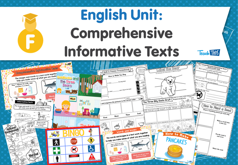 English Unit: Comprehensive Informative Texts