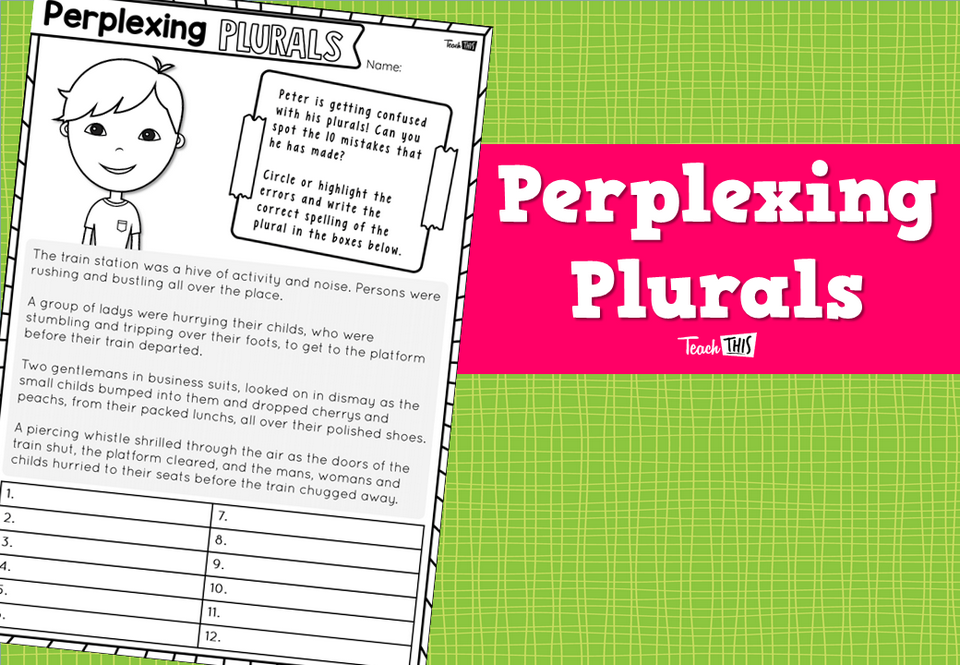 Perplexing Plurals