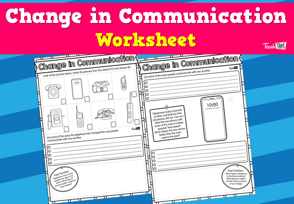 Change in Communication Worksheet