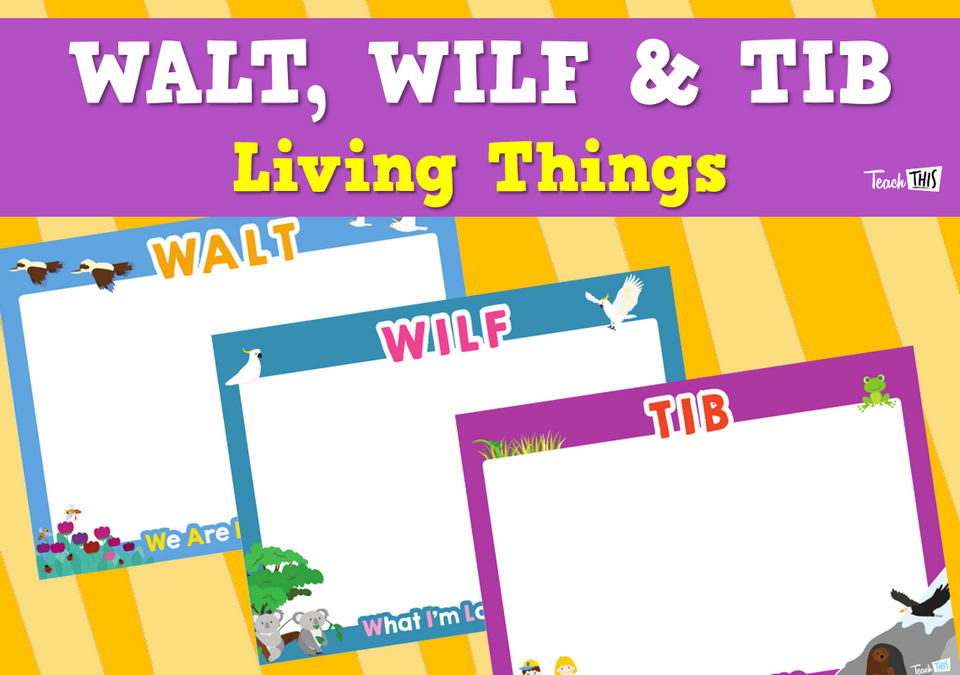 WALT, WILF & TIB - Living Things