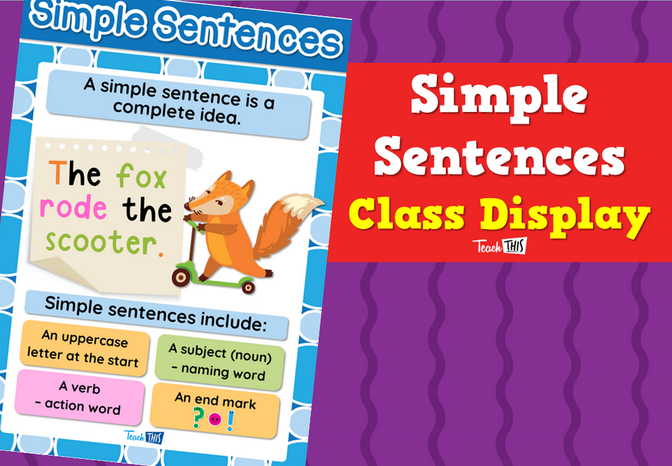 Simple Sentences - Class Display