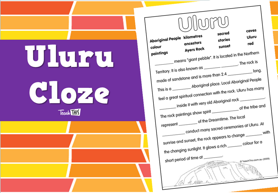 Uluru Cloze