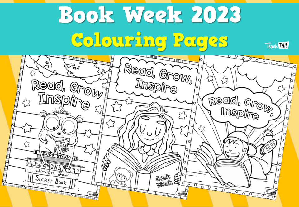 Book Week 2023 - Colouring Pages