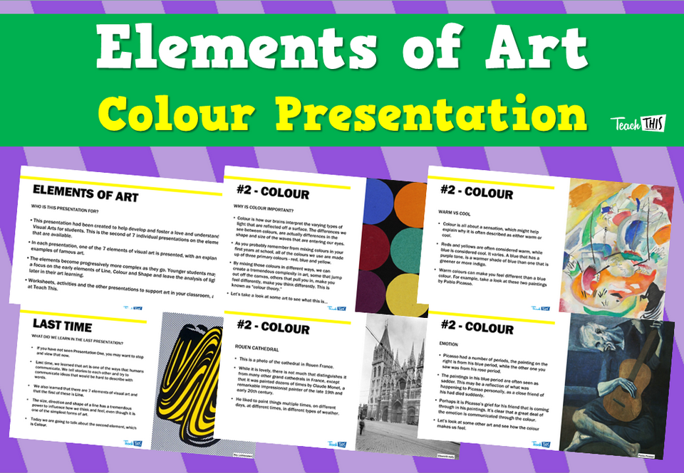 Elements of Art - Colour Presentation