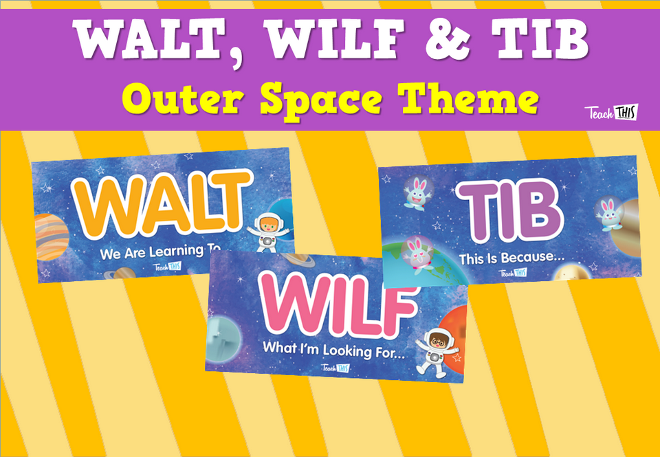 WALT, WILF & TIB  - Outer Space Theme