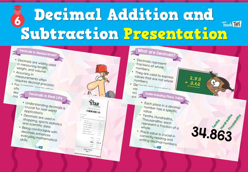 Decimal Adding and Subtraction  - Presentation