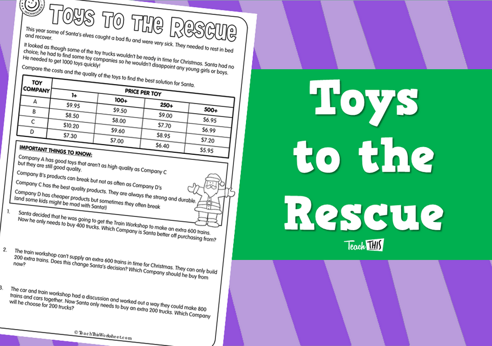 Toys to the Rescue