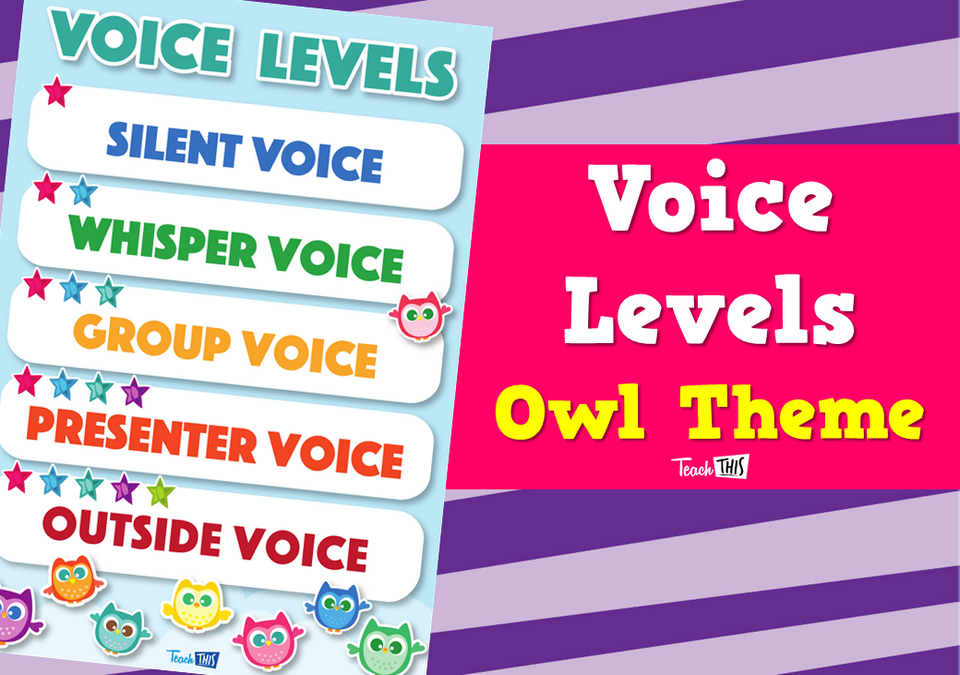 Voice Levels - Owl Theme