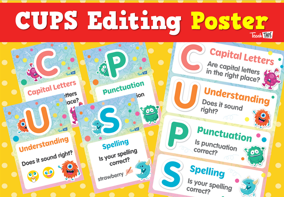 CUPS Editing Poster
