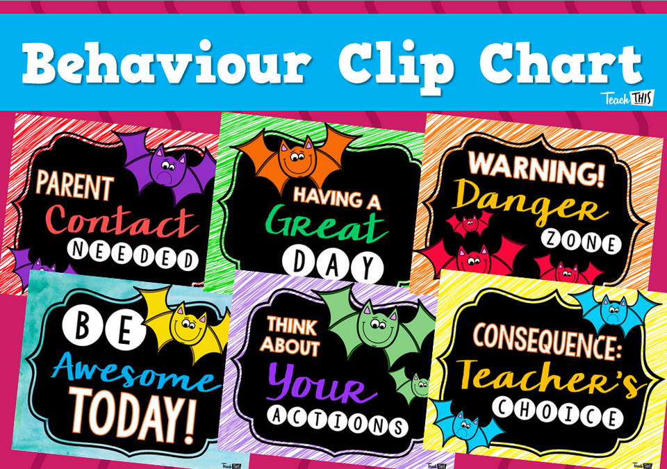 Behaviour Clip Chart Set