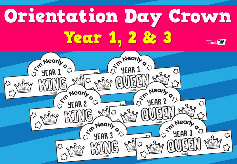 Orientation Day Crown - Year 1, 2 & 3
