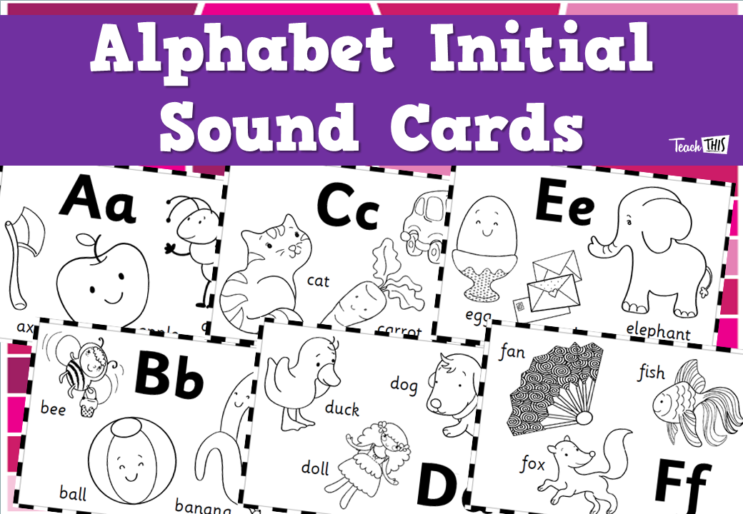 Alphabet Initial Sound Cards