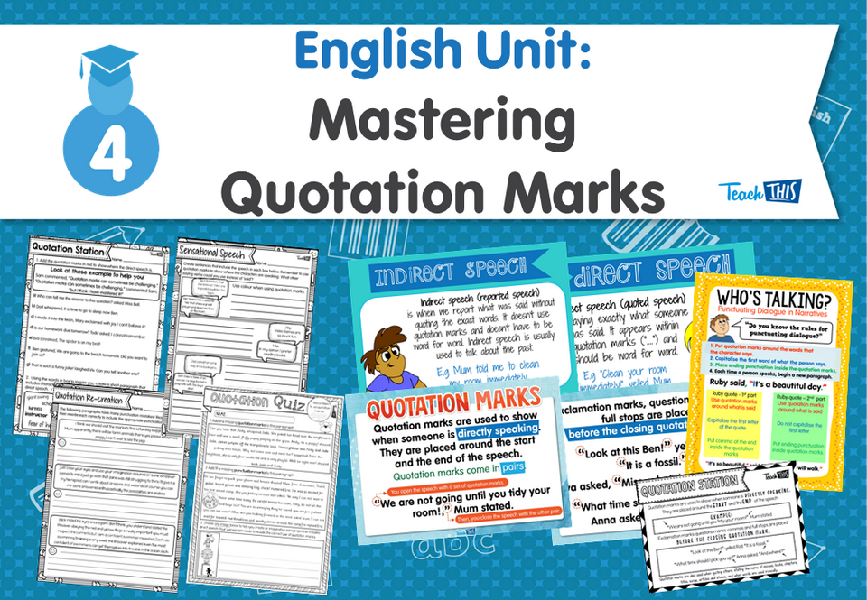 English Unit: Mastering Quotation Marks