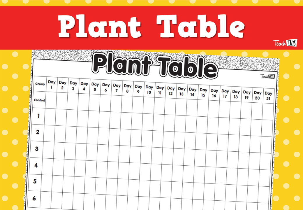 Plant Table