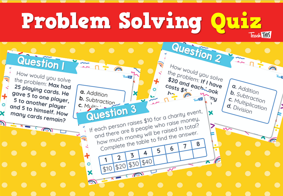Problem Solving Quiz
