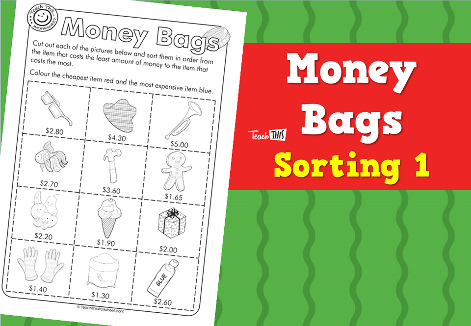 Money Bags - Sorting 1