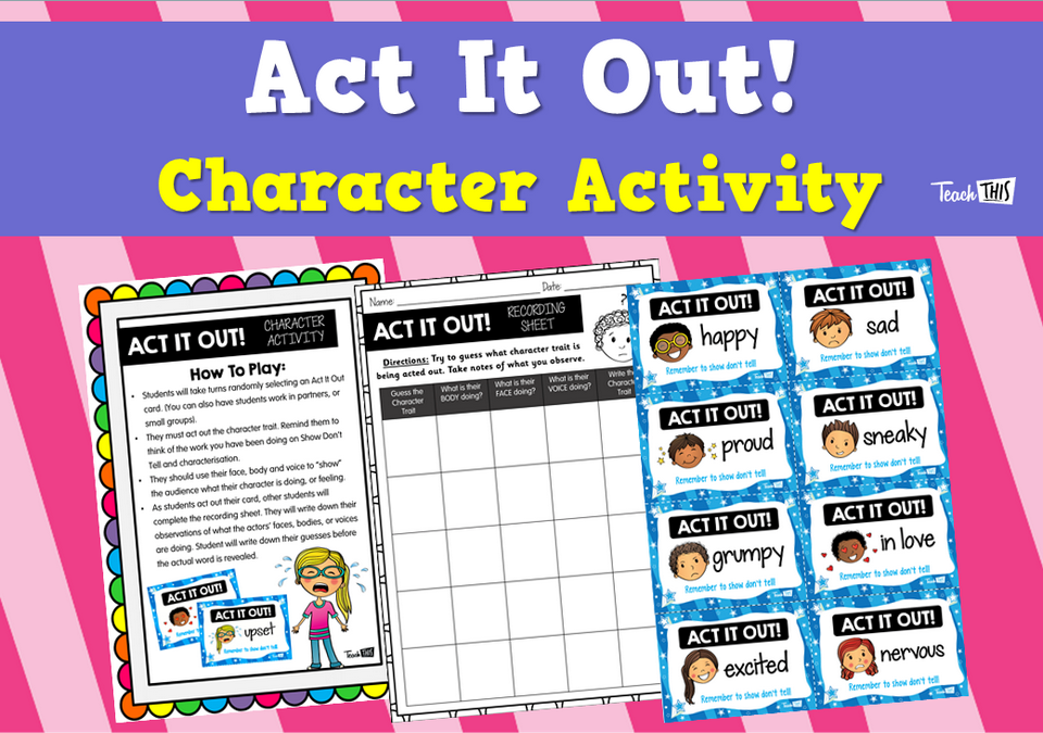 Act It Out! - Character Activity