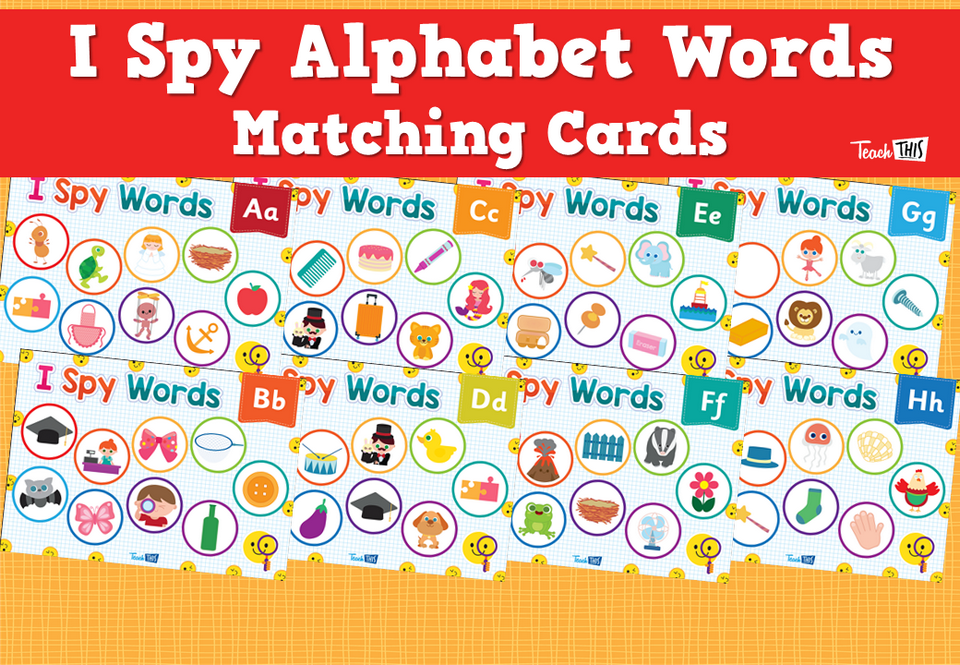 I Spy Alphabet Words – Initial Sound Cards