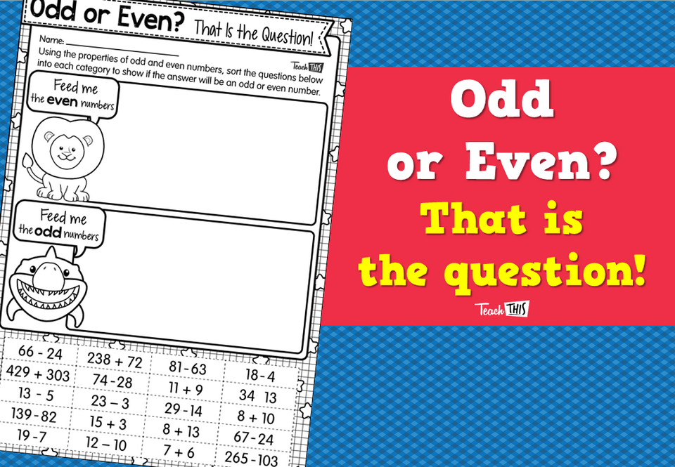 Odd or Even? That is the question!