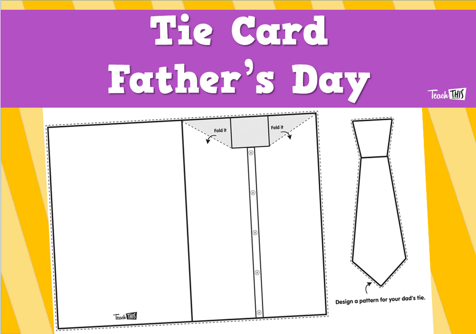 Tie Card - Father's Day
