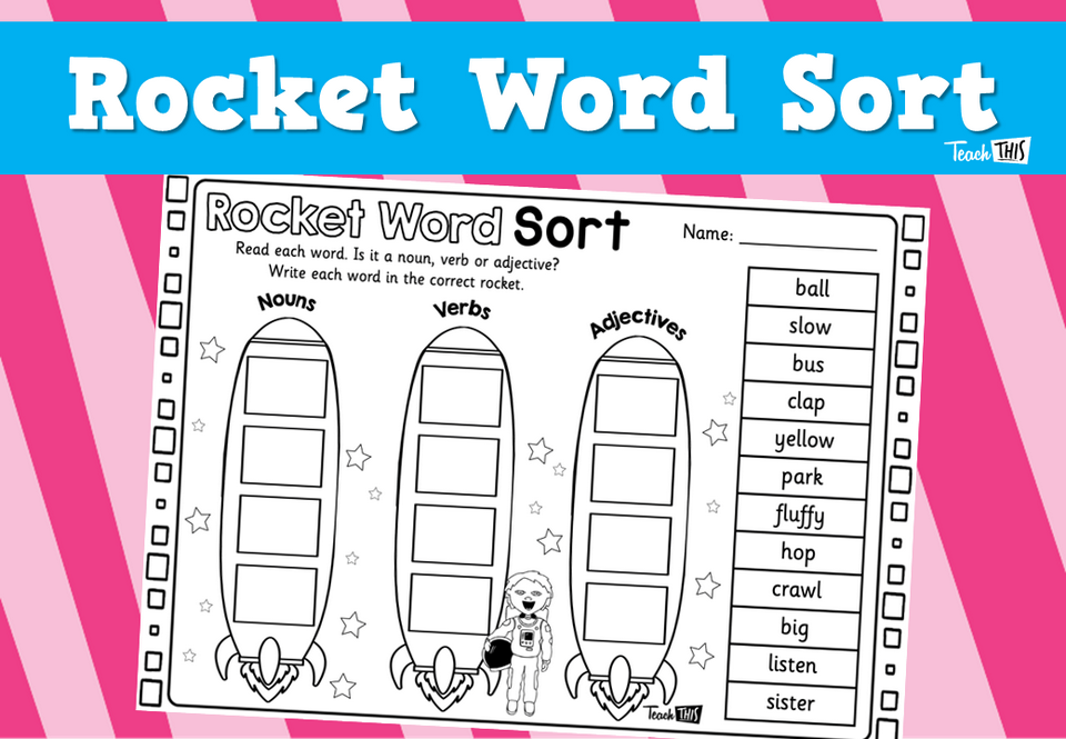 Rocket Word Sort