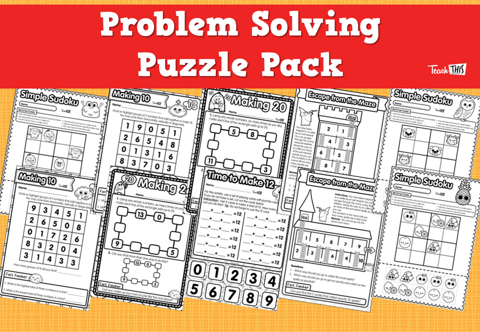 Problem Solving Puzzle Pack