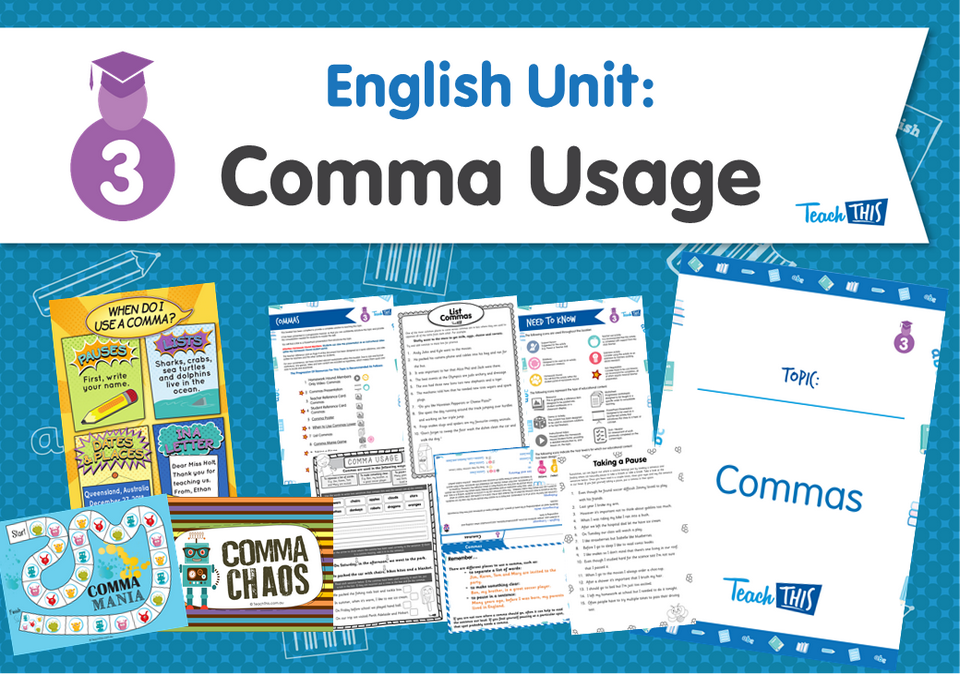 English Unit: Comma Usage