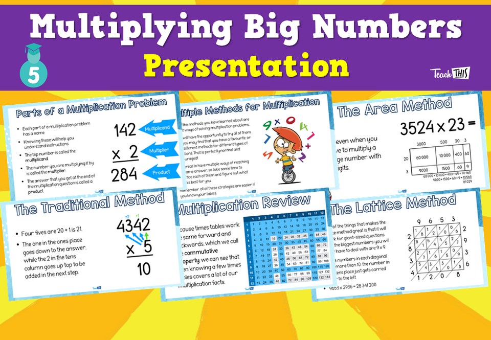 Multiplying Big Numbers - Presentation