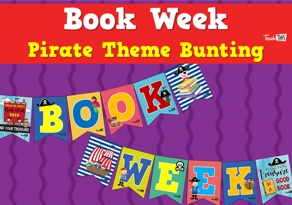 Book Week - Pirate Theme Bunting
