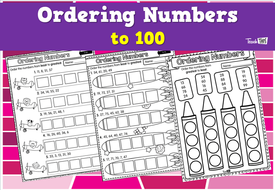 Ordering Numbers to 100