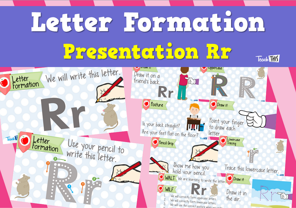 Letter Formation Presentation Rr