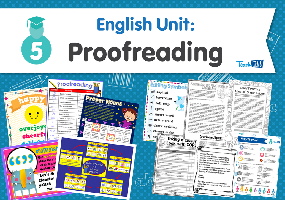 English Unit: Proofreading